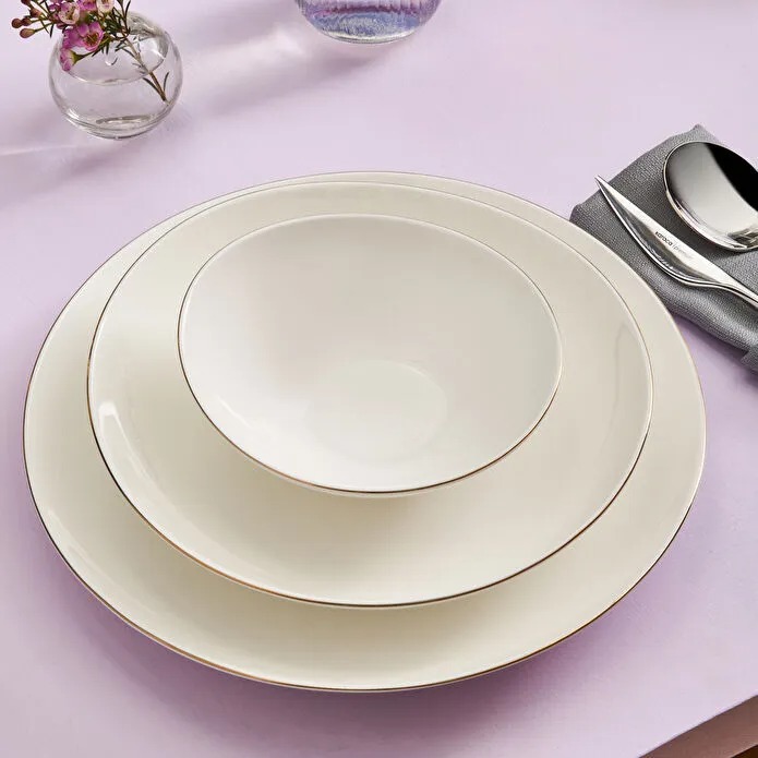 KARACA FINE PEARL EXTRA WAVE 61 PCS DINNERSET, Karaca