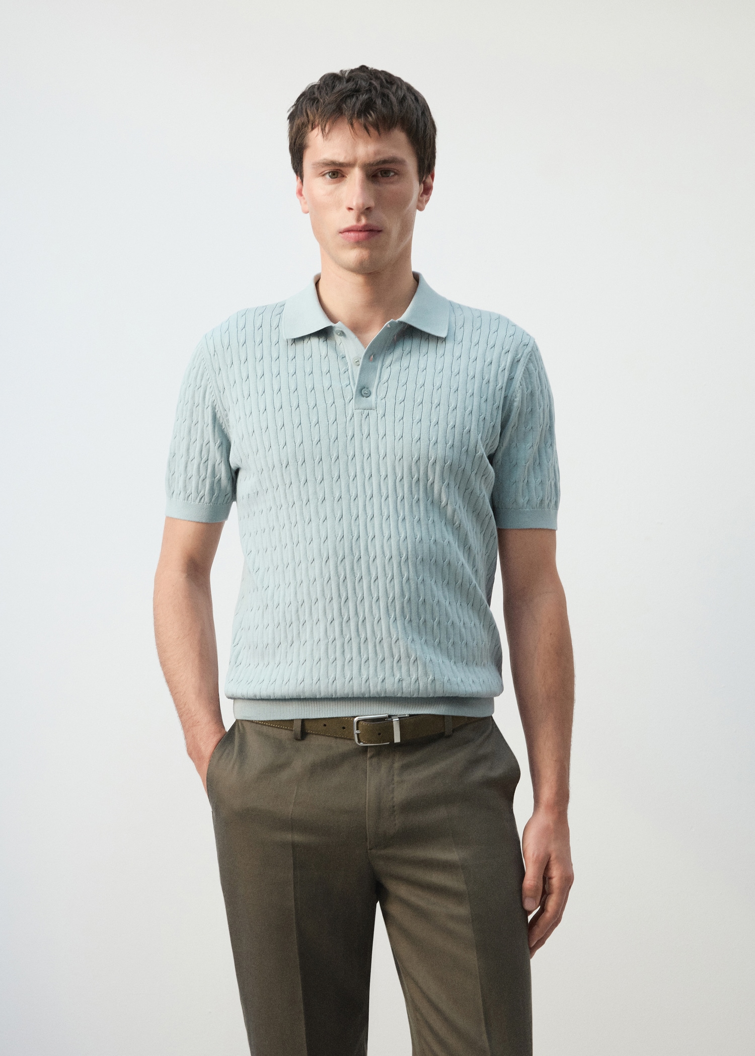 POLO SHIRT MUGA, MANGO MAN
