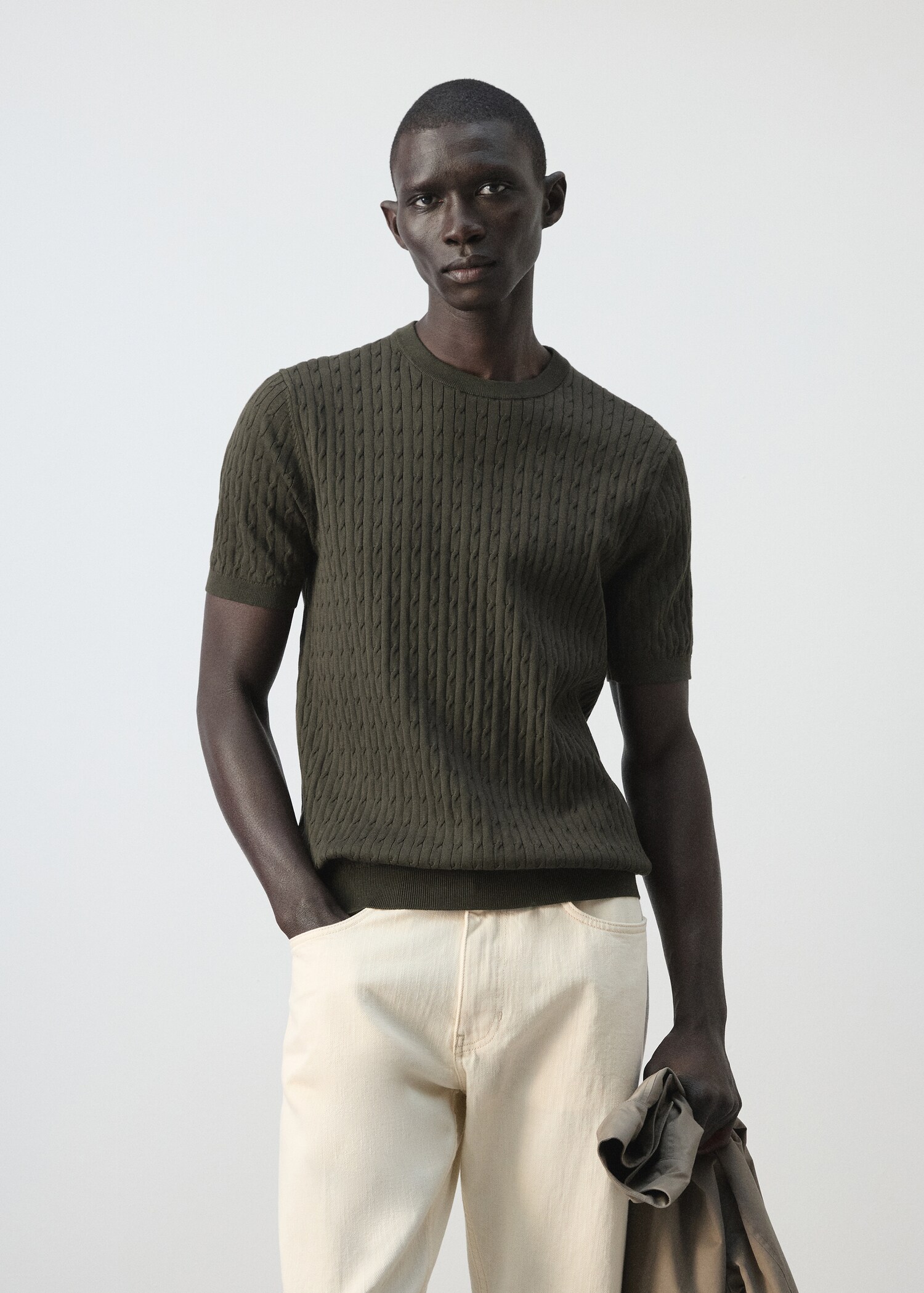 T-SHIRT MUGA, MANGO MAN