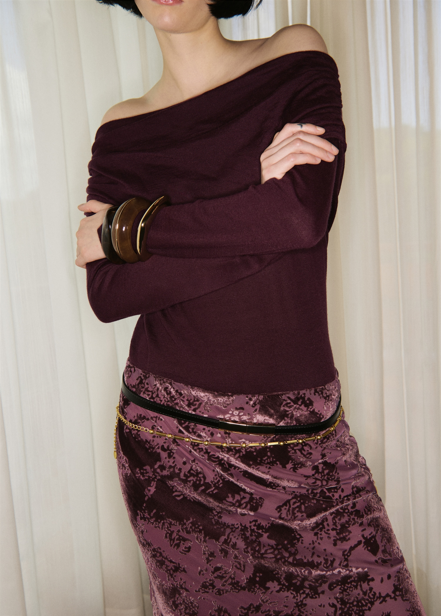 PULOVER BANDEAU, MANGO
