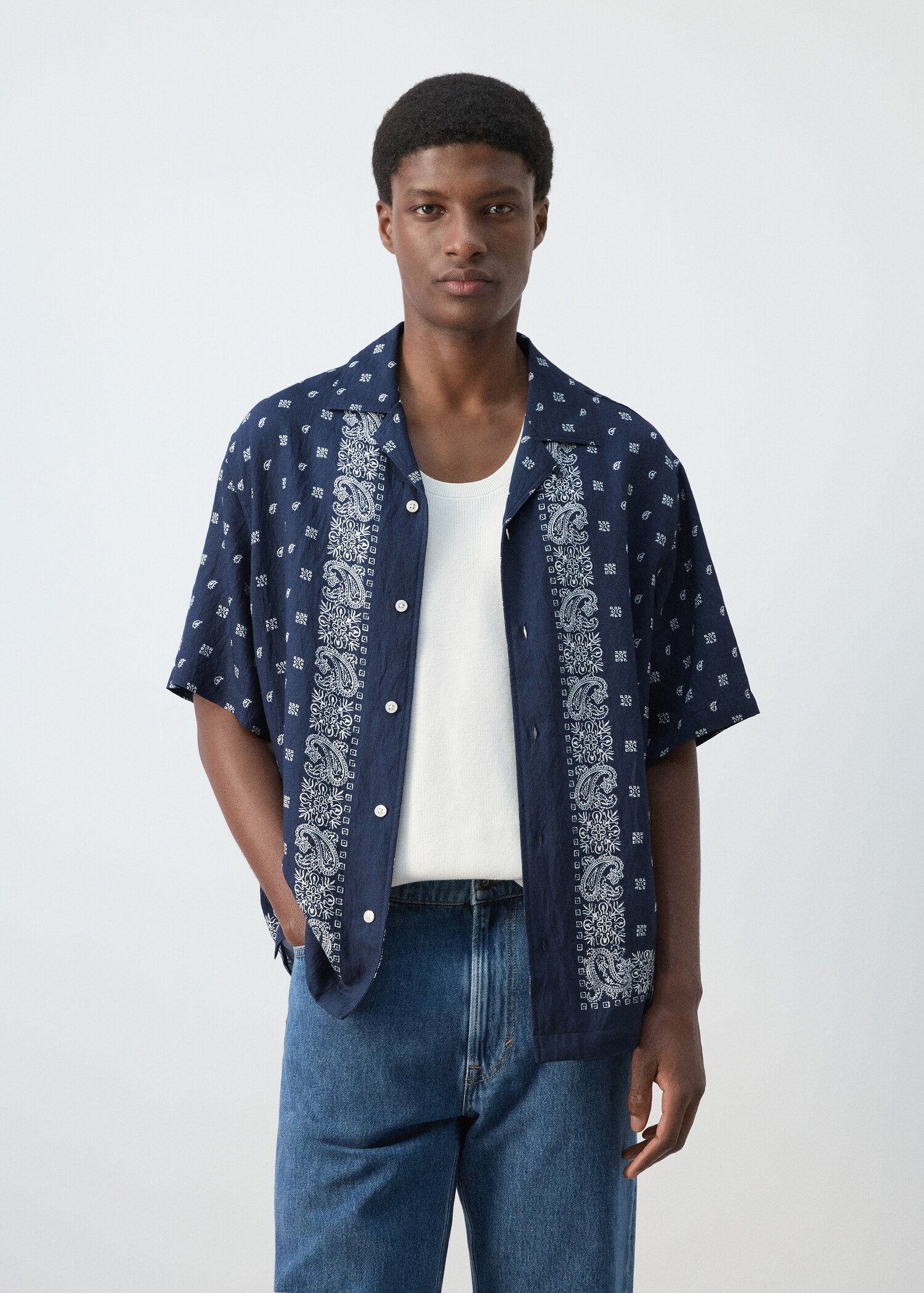 SHIRT BANDANA, MANGO MAN