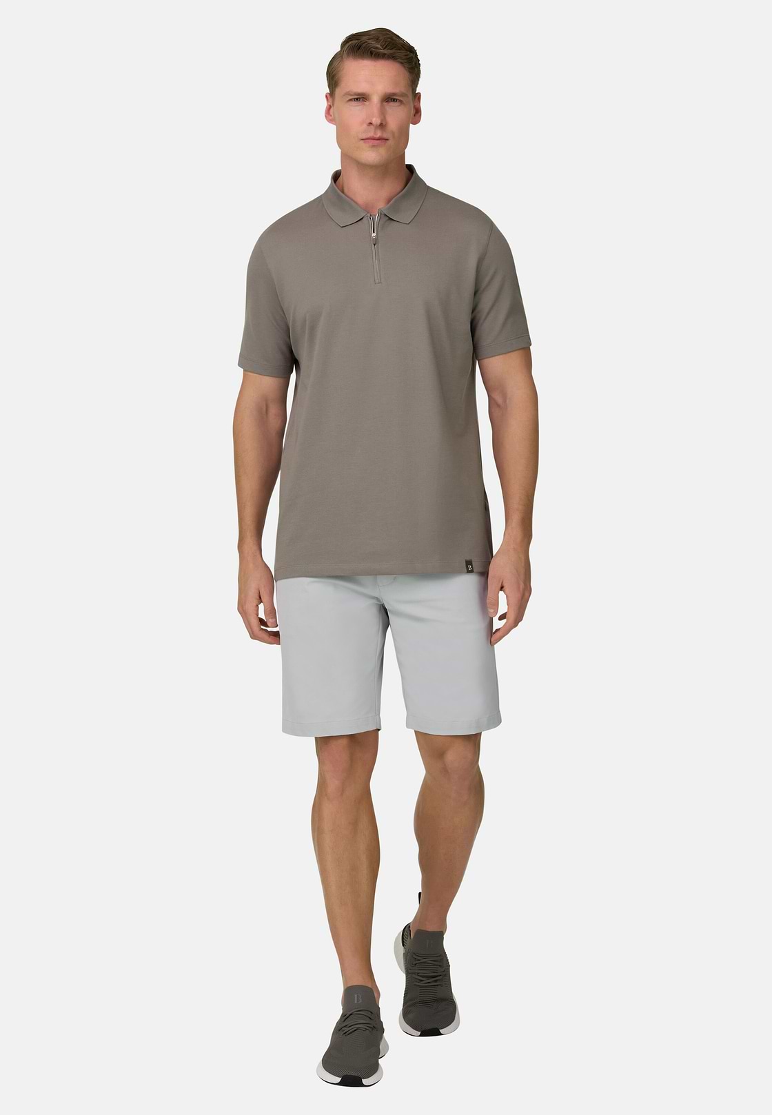 S CAFE HALF ZIP POLO, Stilium