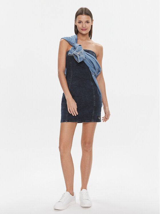 FUSTAN DENIM J20J223237 1BJ H1 L, FIFTY FIFTY
