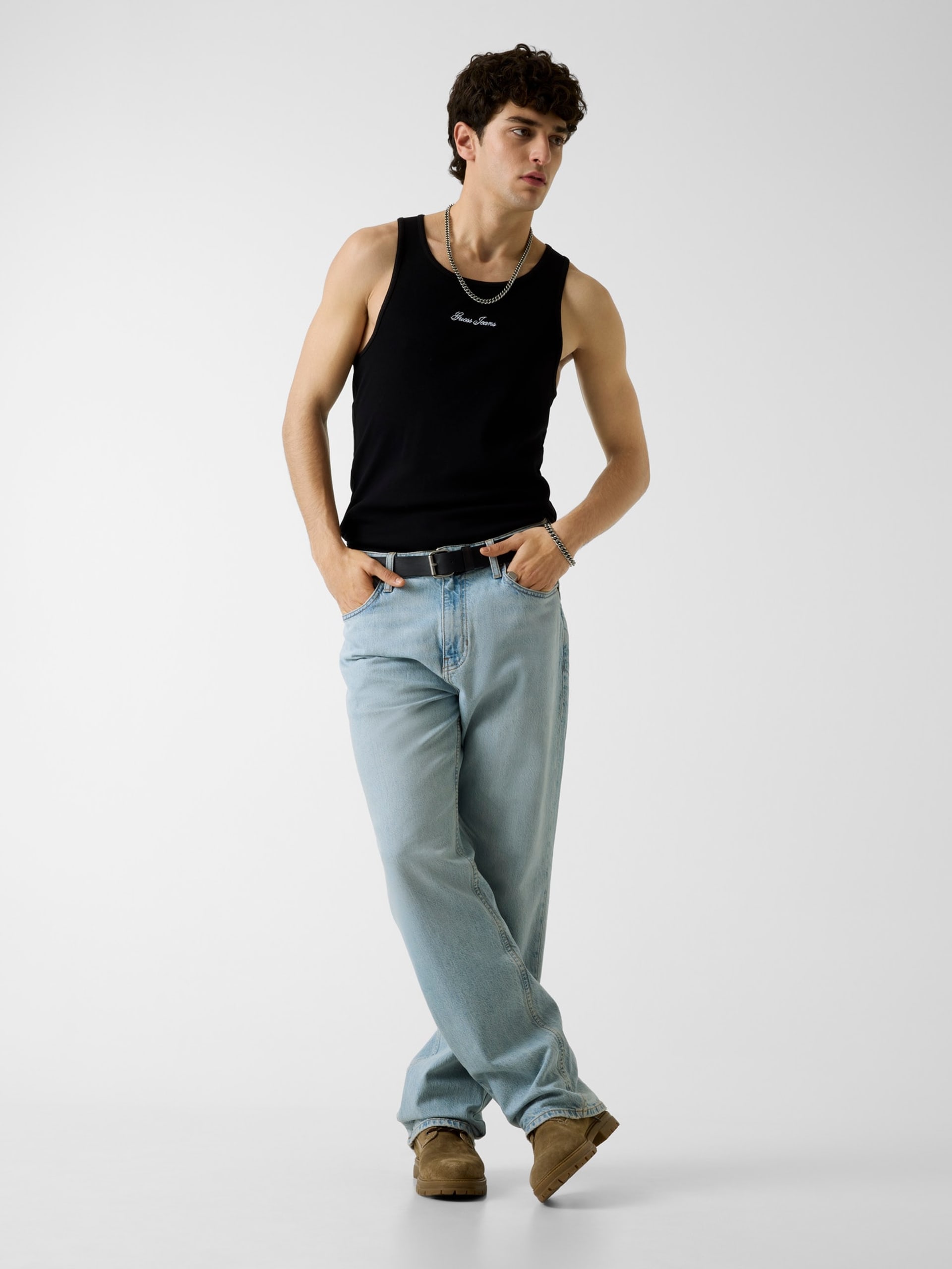 DENIM PANTS, FIFTY FIFTY