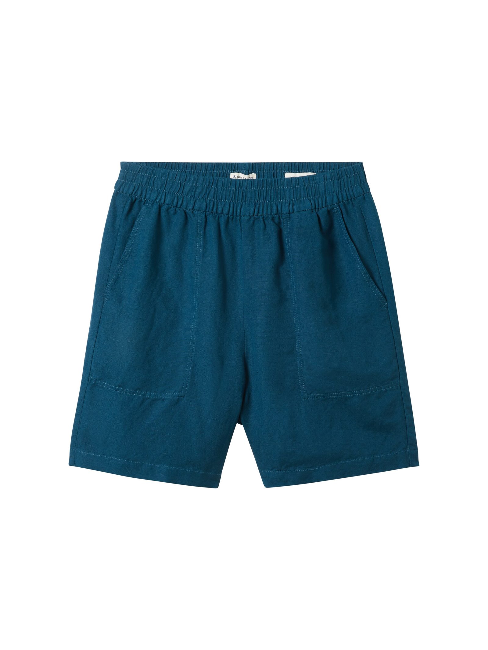 BERMUDA LINEN PANTS, MOSS BLUE, 36 -64104191370, FIFTY FIFTY