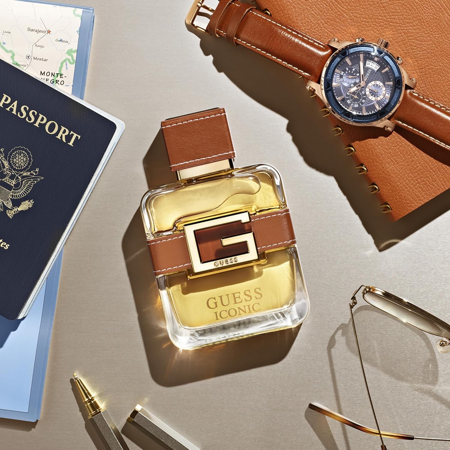 GU ICONIC FOR MEN, GUESS ACCESSORIES